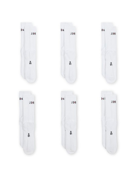 Comprar Calcetines Jordan Everyday Crew White Pk.6 | 24Segons