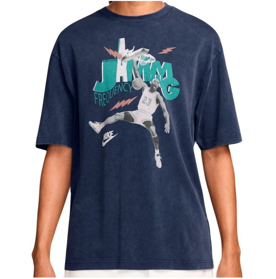 Acquista la T-shirt junior Jordan Jamming Midnight Navy | 24Segons