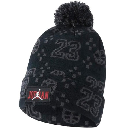 Acheter Beanie Jordan Cuffed Pom Black | 24Segons
