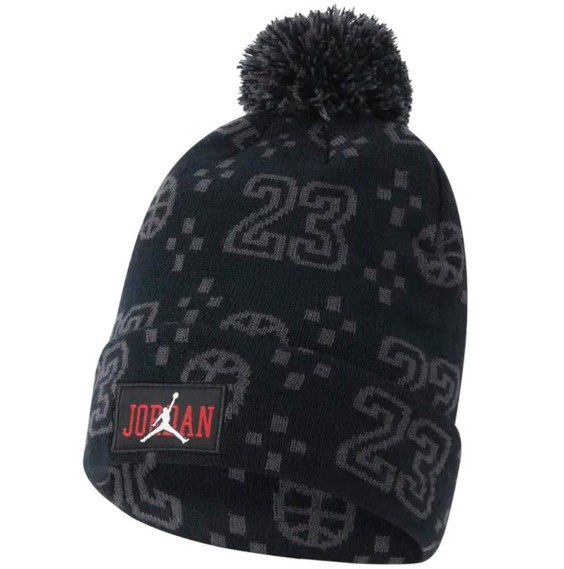 Buy Beanie Jordan Cuffed Pom Black | 24Segons
