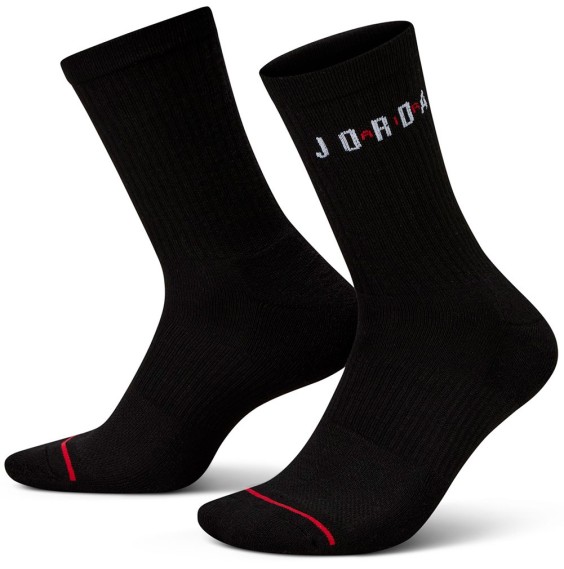 Buy Socks Jordan Everyday Crew Black Pk.6 | 24Segons