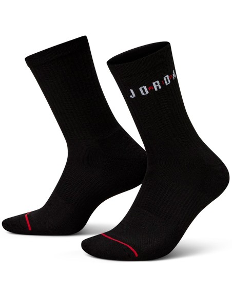 Acquista Calzini Jordan Everyday Crew Black Pk.6 | 24Segons