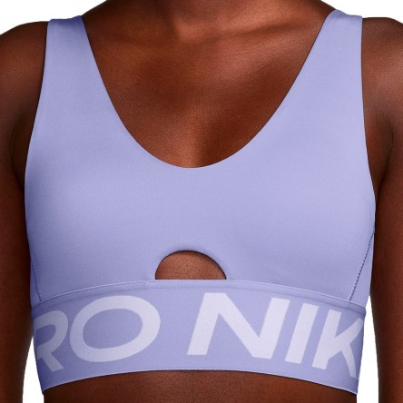 Comprare Reggiseno Donna Nike Pro Indy Plunge Lilla Ghiaccio | 24Segons