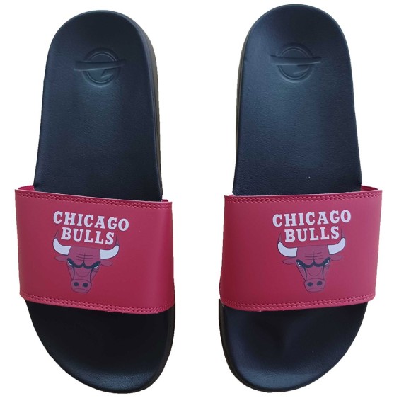 Buy Flip Flops Chicago Bulls Logo Red Black | 24Segons