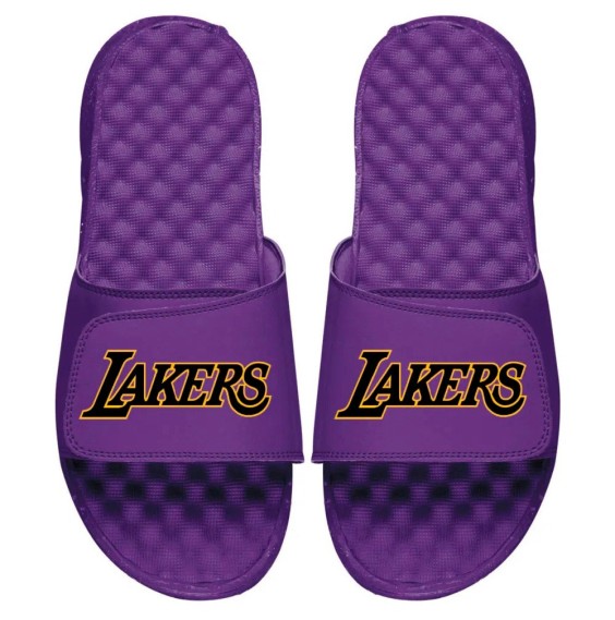 Acheter des tongs violettes des Los Angeles Lakers | 24Segons