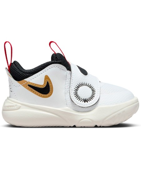 Comprar Zapatillas Baby Nike Team Hustle D 11 Track White Gold|24Segons