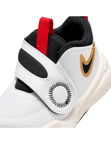 Comprar Zapatillas Baby Nike Team Hustle D 11 Track White Gold|24Segons