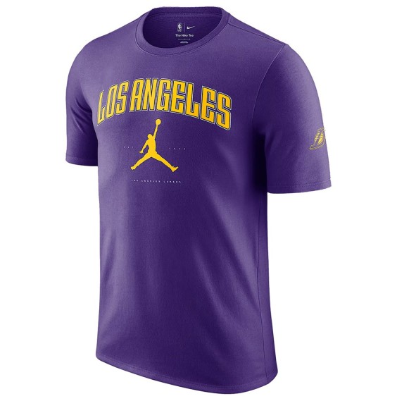 Acheter T-Shirt Junior Jordan Los Angeles Lakers Cities Purple | 24Segons