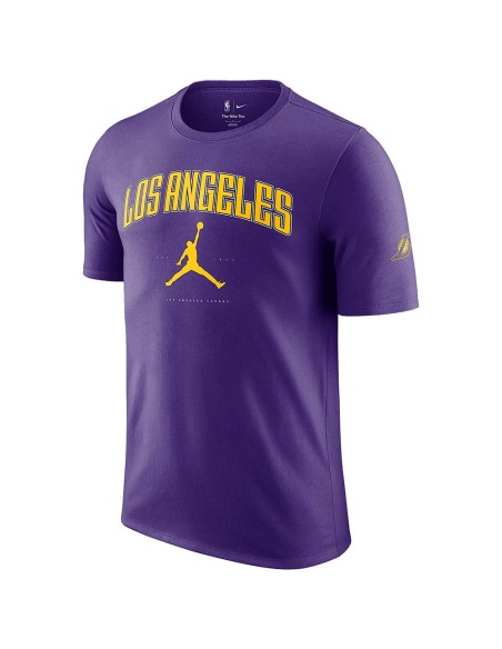 Comprar Samarreta Junior Jordan Los Angeles Lakers Cities Purple | 24Segons