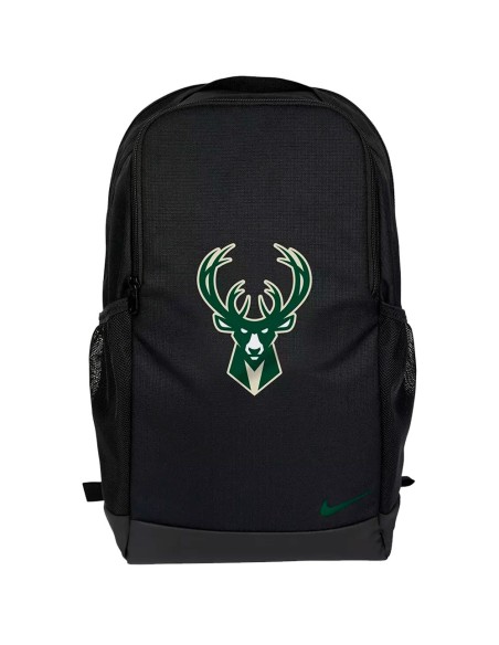 Comprar Mochila Milwaukee Bucks Logo Brasilia Black | 24Segons