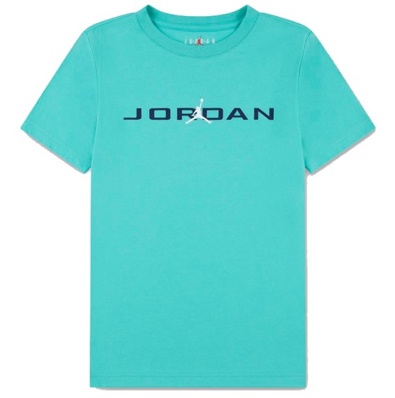 Acquista la t-shirt junior Jordan Air Stretch Crew Washed Teal | 24Segons