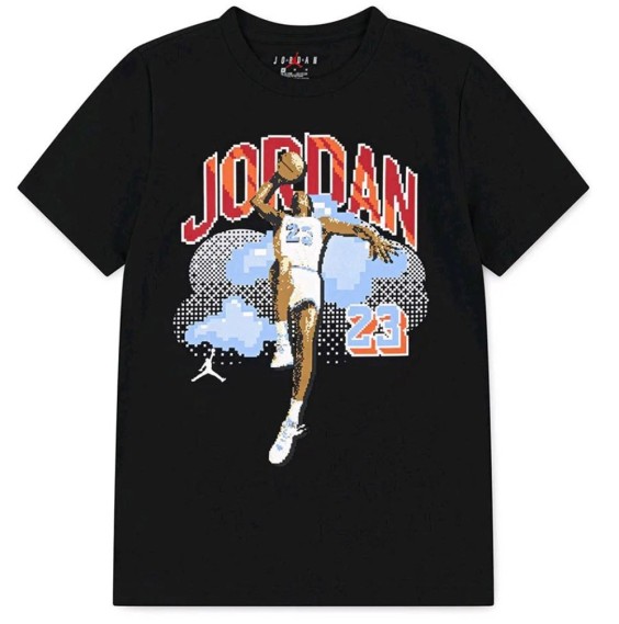 Buy Junior T-Shirt Jordan Customized Air Digi Black | 24Segons