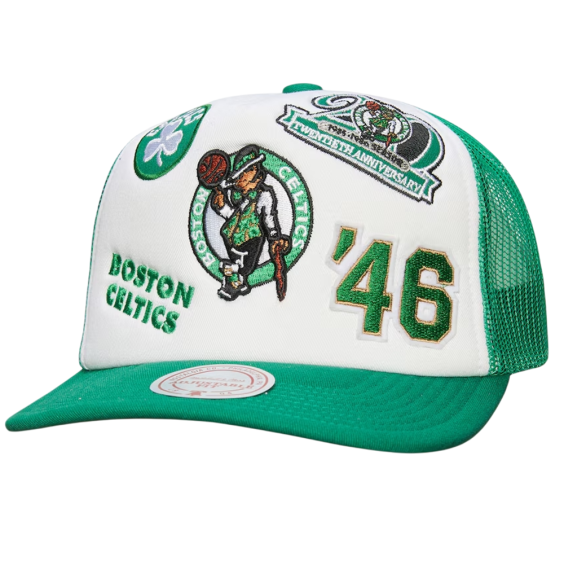 Acheter Boston Celtics Gridlock Trucker Hat Blanc Vert | 24Segons