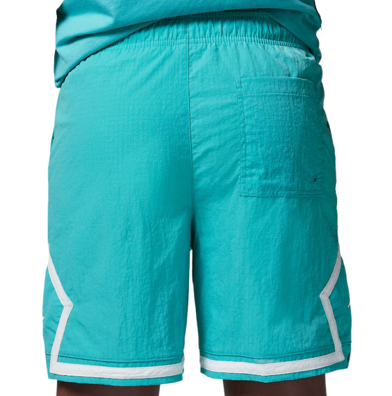 Shop Junior Jordan Woven Diamond Washed Teal Shorts | 24Segons