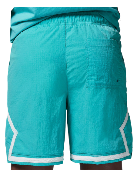 Shop Junior Jordan Woven Diamond Washed Teal Shorts | 24Segons