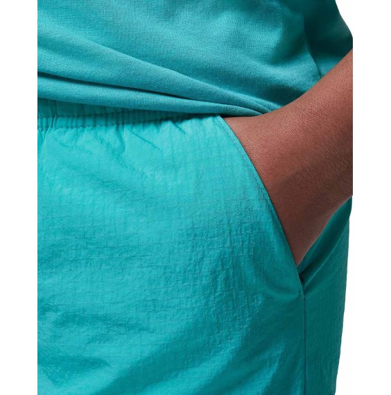 Shop Junior Jordan Woven Diamond Washed Teal Shorts | 24Segons