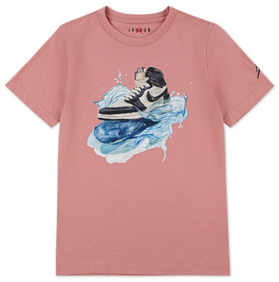 Buy Junior T-shirt Jordan Flight Essentials AJ1 Rust Pink | 24Segons