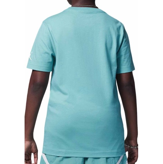 Buy Junior Jordan Flight Essentials Poolside Washed Teal T-Shirt | 24Segons