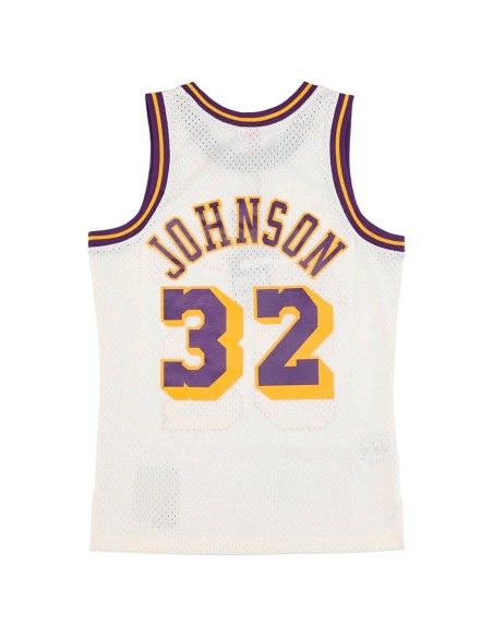 Acheter Magic Johnson Lakers 84-85 Blanc Retro Swingman | 24Segons