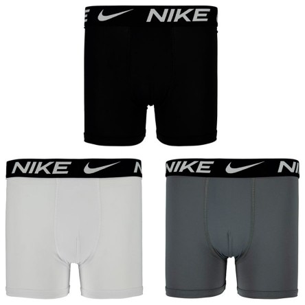 Buy Boxer Briefs Junior Nike Essential Micro Boxer Briefs Black Grey White 3Pk|24Segons