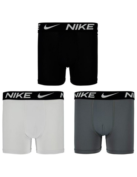Acquista Boxer Junior Nike Essential Micro Boxer Nero Grigio Bianco 3Pk|24Segons