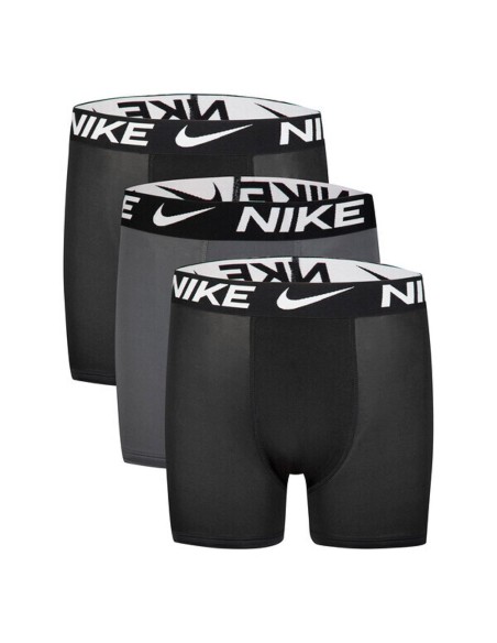 Comprar Calçotets Boxer Junior Nike Essential Micro Black Grey 3Pk|24Segons