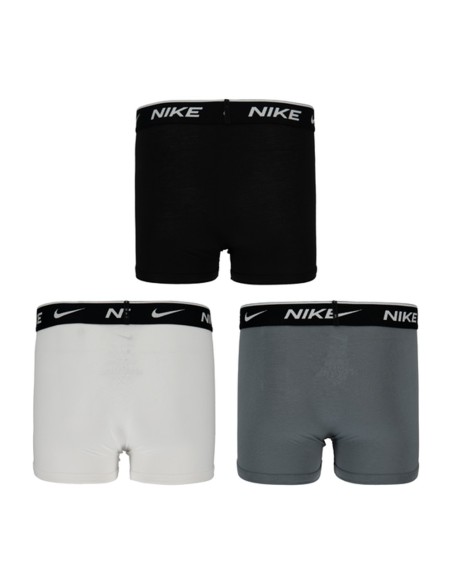 Acheter Boxer Junior Nike Essential Cotton Black Grey White 3Pk|24Segons