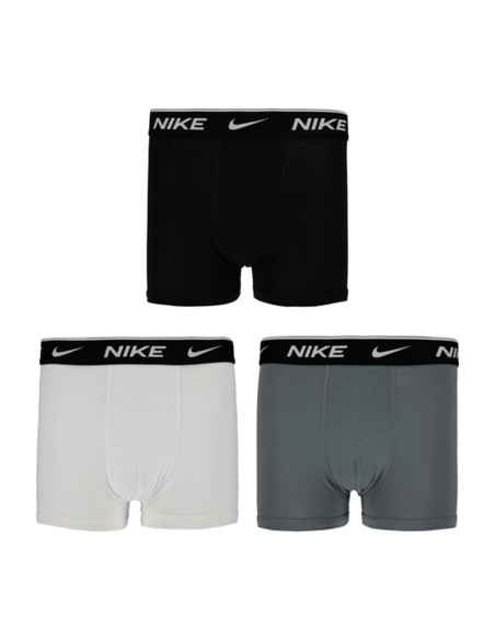 Acquista Boxer Junior Nike Cotone essenziale Nero Grigio Bianco 3Pk|24Segons