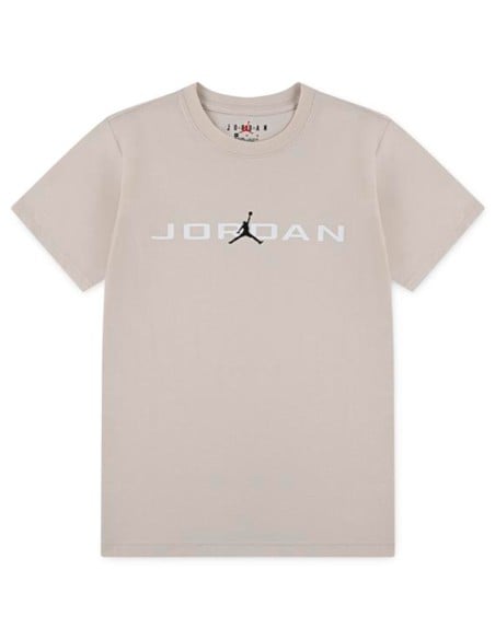 Comprar Camiseta Junior Jordan Air Stretch Crew Light Sand | 24Segons