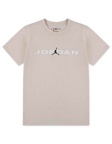 Comprar Samarreta Junior Jordan Air Stretch Crew Light Sand | 24Segons