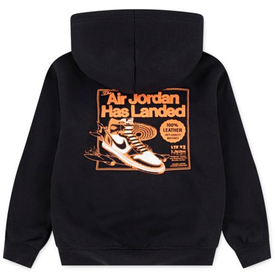 Comprar Dessuadora Junior Jordan Air Landed Black | 24Segons