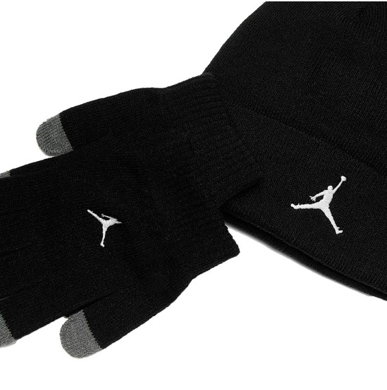 Acquistare Set Cappello Set Guanti Jordan Kids Essential Black |24Segons