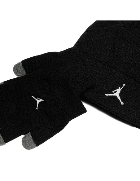 Comprar Set Gorro Guants Jordan Kids Essential Black | 24Segons