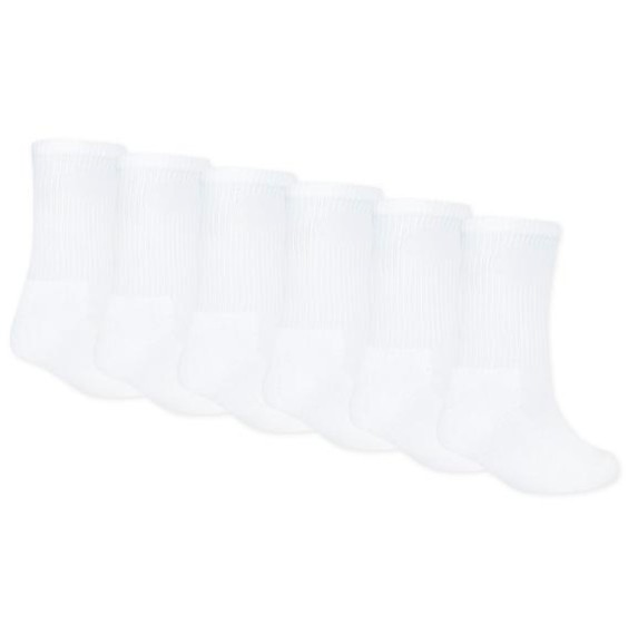Comprar Mitjons Junior Jordan Everyday Essentials Crew Whites 6.Pk | 24Segons