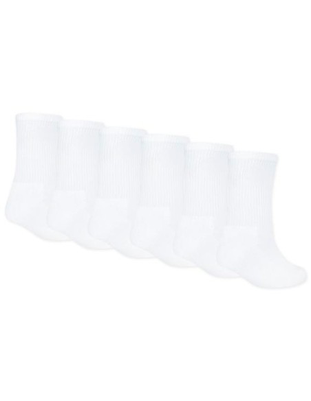 Comprar Mitjons Junior Jordan Everyday Essentials Crew Whites 6.Pk | 24Segons