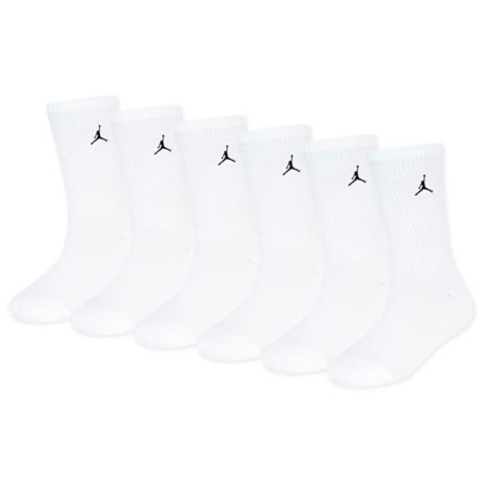 Comprar Calcetines Junior Jordan Essentials Crew Whites 6.Pk |24Segons