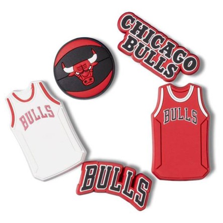Buy Jibbitz Chicago Bulls Clip Crocs Pk.5 | 24Segons