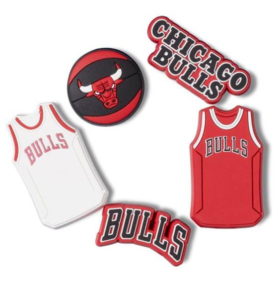 Acquista Jibbitz Chicago Bulls Clip Crocs Pk.5 | 24Segons