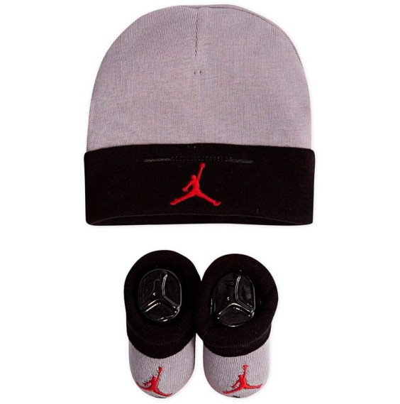 Comprare Set per bebè Jordan Cappello base e Bottie Grey|24Segons