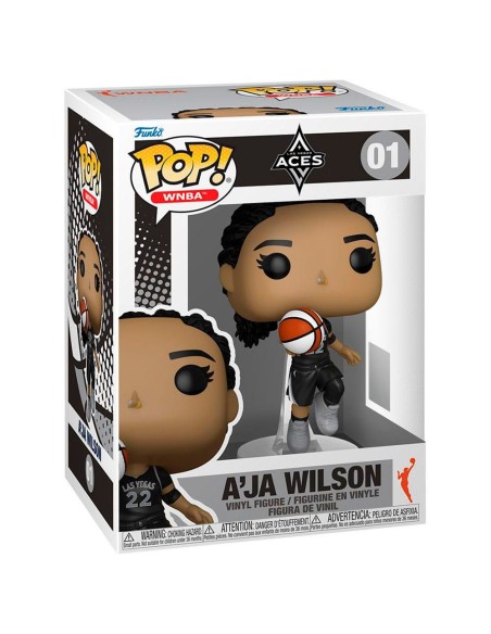 Acheter la figurine Funko A'ja Wilson Las Vegas Aces 9 cm 24Segons
