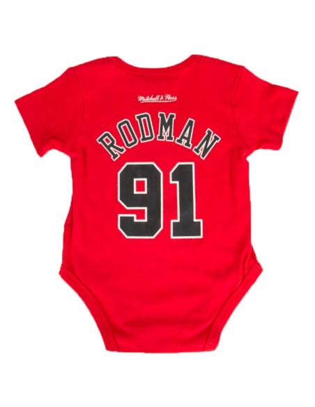 Comprare Corpo del bambino Dennis Rodman Chicago Bulls Red Bulls Red | 24Segons