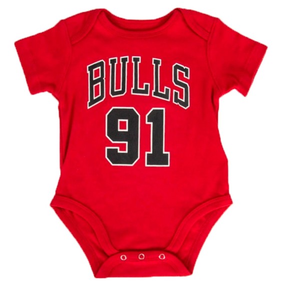 Comprare Corpo del bambino Dennis Rodman Chicago Bulls Red Bulls Red | 24Segons