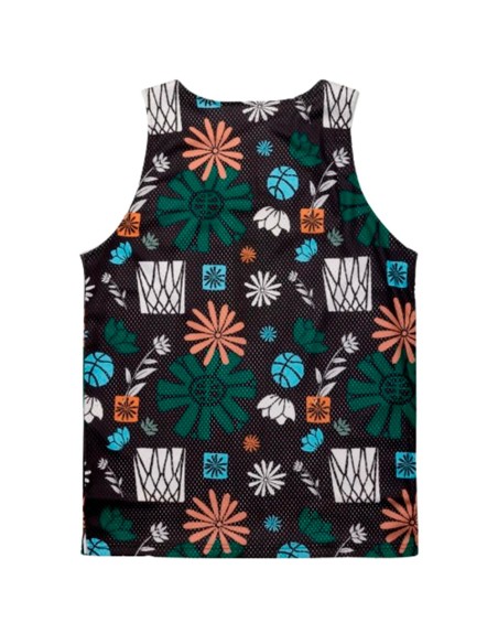 Acquista la T-shirt Overtime Hip Reversible Mesh Floral Mesh Floral | 24Segons