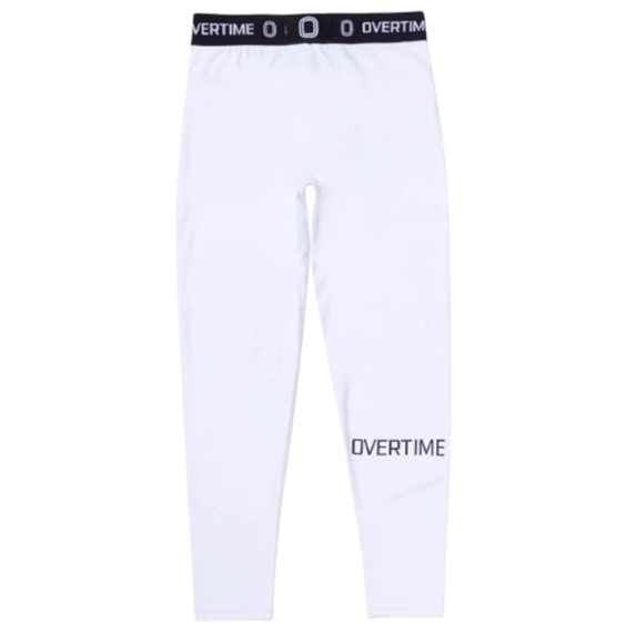 Buy Overtime Valid 3/4 Compression Tights White | 24Segons
