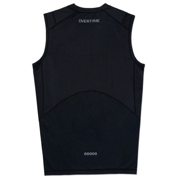 Acheter Overtime Compression Valid Sleeveless Black T-shirt |24Segons