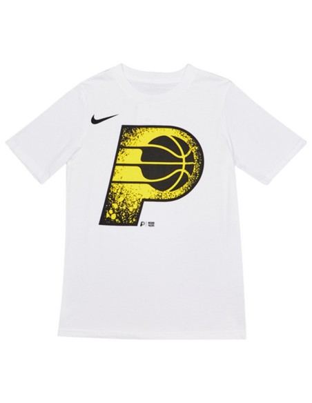 Acheter T-shirt Junior Indiana Pacers Logo Blanc 24Segons