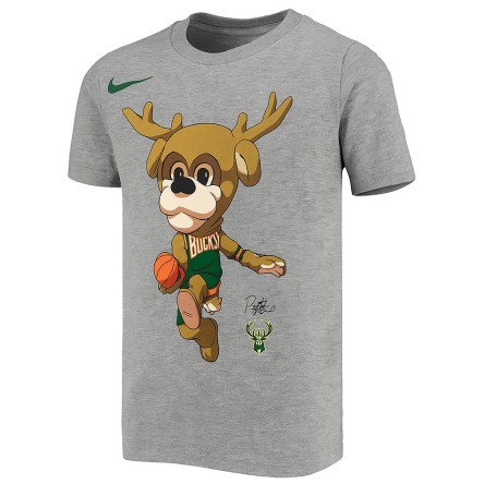 Comprar Samarreta Junior Milwaukee Bucks Mascot Grey | 24Segons