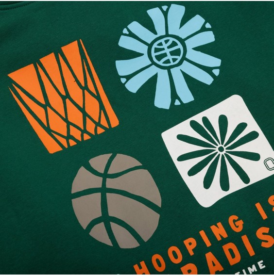 Acheter Sweatshirt Junior Overtime Hip Pollen Green | 24Segons