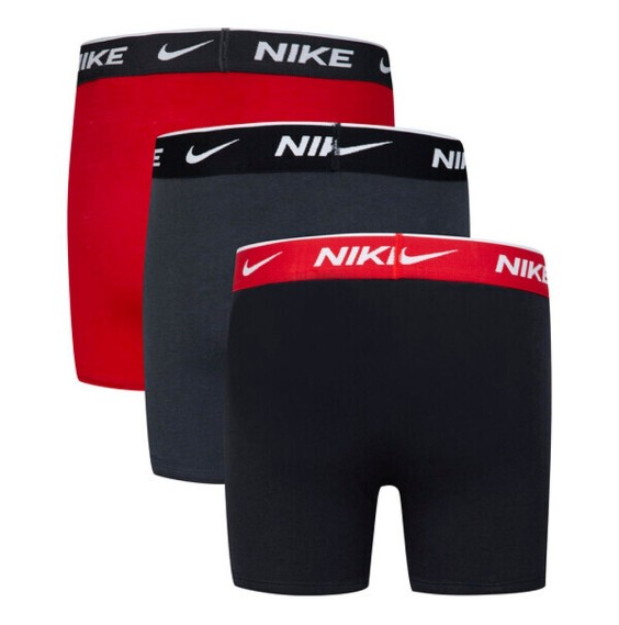 Comprare Boxer Junior Nike Cotone essenziale nero grigio rosso 3Pk|24Segons