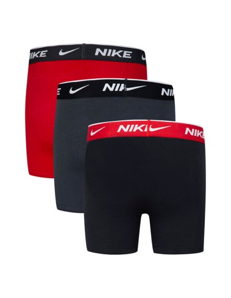 Comprare Boxer Junior Nike Cotone essenziale nero grigio rosso 3Pk|24Segons